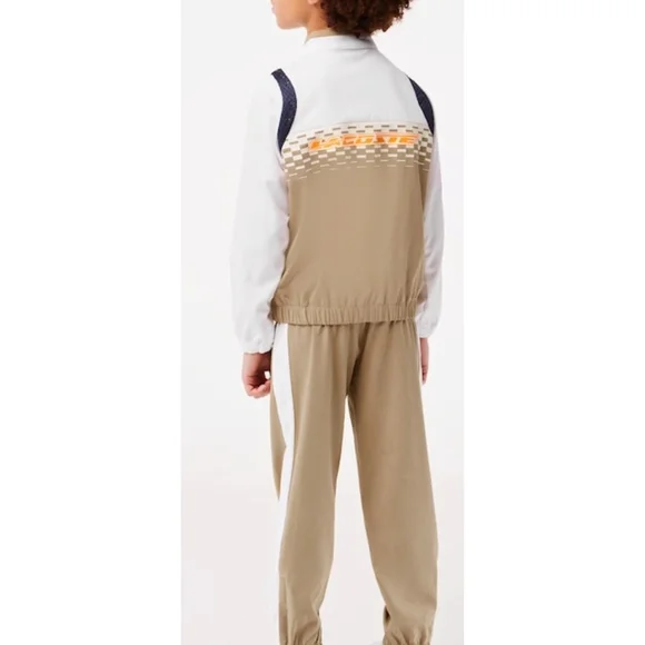 Lacoste Beige and White Tracksuit - Picture 7 of 7
